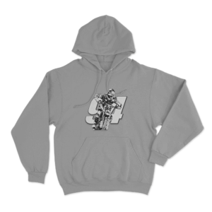 Roczen KR94 Moto Unisex Hoodie Grey